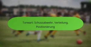 Torwart: Schussabwehr, Verteilung, Positionierung